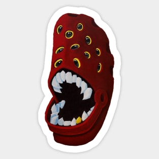 The Elder Cröc - Horror Shoe Scary Lovecraft Monster Sticker